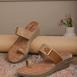 Shezone Printed One Toe Comfort Heels-picture-23