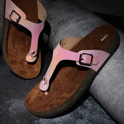 Lavie Buckle Detail Open Toe Flats-picture-17