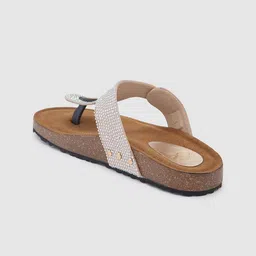 Sole To Soul Embellished Open Toe Flats image 2