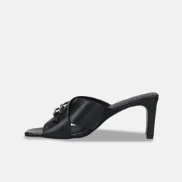 BAGATT Jaya Buckle Detailed Leather Block Heels image 4