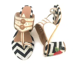 Sole House Multicoloured Embellished PU Block Sandals image 2