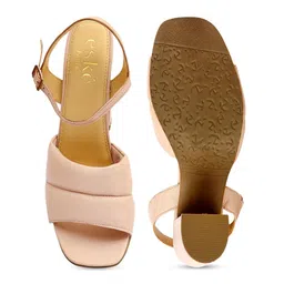 Eske Rose Leather Party High-Top Block Heels image 3