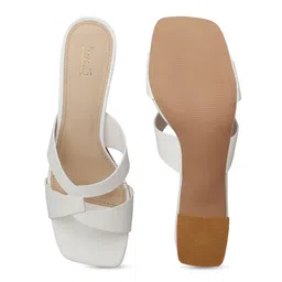 Inc 5 Embellished Open Toe Blocked Pumps Heels image 5