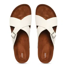 Lavie Buckle Detail Open Toe Flats image 5