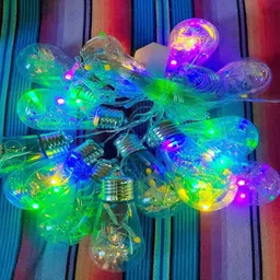 favdecor 12 LEDs 3.5 m Transparent Steady Bulb Rice Lights-picture-15