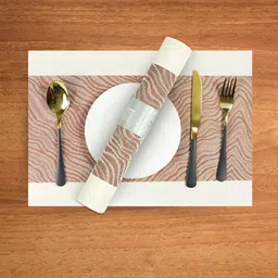 YELONA Brown 10 Pieces Self-Designed Table Placemats image 4