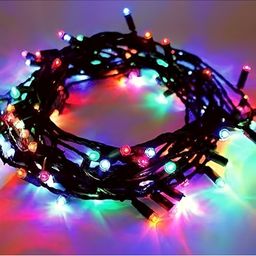 ENORMITY Green & Blue Rice Shape Bulb String Lights-picture-9