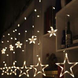 SPARK WORLD Yellow Star Shape Bulb String Lights-picture-8