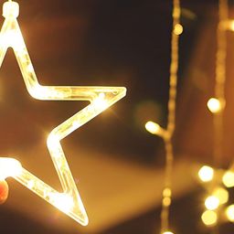 SPARK WORLD Yellow Star-Shaped String Lights-picture-41