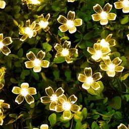 SPARK WORLD Yellow Flower Shape String Lights-picture-3