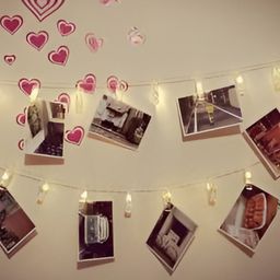 ENORMITY Yellow Photo Clip Shape String Lights-picture-42