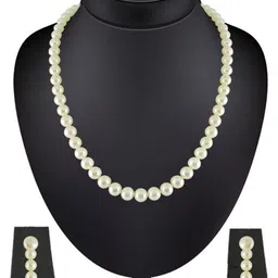Sri Jagdamba Pearls Dealer Gold-Plated Pearls Beaded Jewellery Set-picture-26