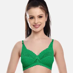 FIMS Floral Lace Full Coverage All Day Comfort Rapid-Dry Bralette image 1