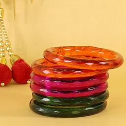 NMII Set Of 12 Glass Kada Bangles-picture-38