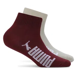 Puma Unisex Pack of 2 Printed Ankle Length Cotton Socks-image-76