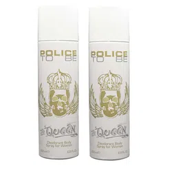 Police Women Set of 2 To Be The Queen Deodorant Body Spray - 200 ml Each-picture-12