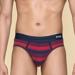 XYXX Men Pack of 2 Printed Anti Microbial Cotton Basic Briefs XYBRF2PCKN619 image 5