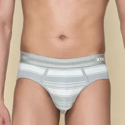 XYXX Men Pack of 2 Printed Anti Microbial Cotton Basic Briefs XYBRF2PCKN614 image 4