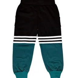 BAESD Kids Pack Of 2 Coloblocked Pure Cotton Joggers image 2