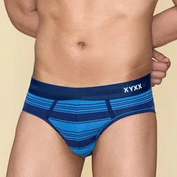 XYXX Men Pack of 2 Printed Anti Microbial Cotton Basic Briefs XYBRF2PCKN614 image 5