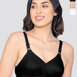 Kalyani Damini Pack Of 3 Full Coverage Non Padded Everyday Bras- All Day Comfort-picture-12