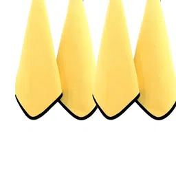UniKart Yellow 4 Pieces Terry Cotton Soft Kitchen Towels-image-3