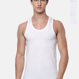 Ramraj Pack Of 5 Pure Cotton Innerwear Vests SukraRNPlus5P-picture-4