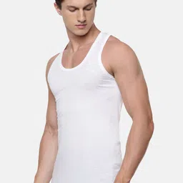 Ramraj Pack Of 5 Pure Cotton Sleeveless Innerwear Vest RomexRNPlus5P image 3