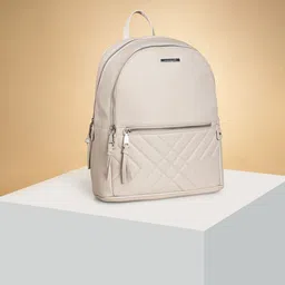 Forever Glam by Pantaloons Textured Backpack with Compression Straps image 1