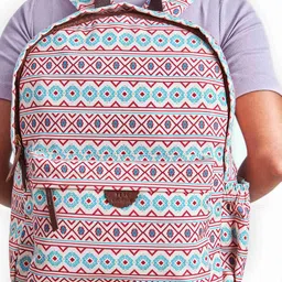 TEAL BY CHUMBAK Women Geometric Printed Backpack image 2