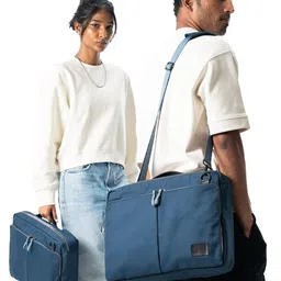 DailyObjects Deep Sea Meridian Convertible Laptop Bag image 5