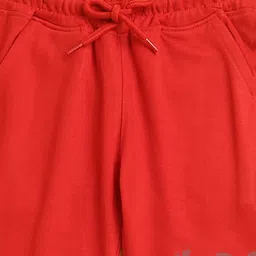 NUSYL Kids Red Printed Joggers image 3