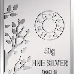 mmtc-pamp india pvt ltd AGYyRIG50.01206 S 9999 50 g Silver Bar image 2