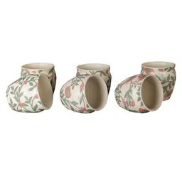 miah decor Marc 170ml Cream (Set of 6) Ceramic Tea Khullad image 3