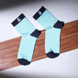 Jack & Jones Men Blue & Black Solid Above Ankle-Length Cotton Socks-picture-23