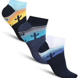 Dollar Socks Men Pack Of 3 Patterned Ankle-Length Socks-picture-20
