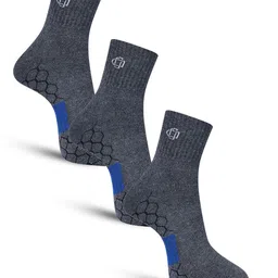 Dollar Socks Men Pack Of 3 Patterned Cotton Ankle Length Socks-picture-40