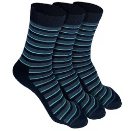 Heelium Pack of 3 Odour-Free Breathable Bamboo Crew Length Socks-picture-29