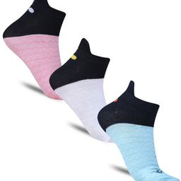 Dollar Socks Men Pack Of 3 Coloublocked Cotton Ankle-Length Socks-picture-45