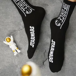 socksxpress Balenzia Men Pack Of 3 Assorted Star Wars Above Ankle Length Socks-picture-29