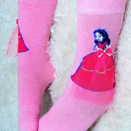 TIPY TIPY TAP Girls Patterned Cotton Calf Length Socks-image-99