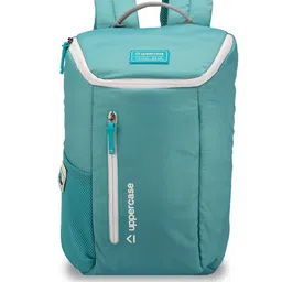 uppercase Unisex Teal Sustainable Backpacks image 1