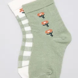 J Style Kids Pack of 2 Patterned Above Ankle Length Socks image 3