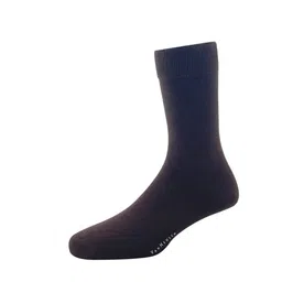 Van Heusen Men Black Pack of 3 Cotton Full Length Socks image 3