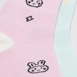 J Style Kids Pack of 2 Patterned Above Ankle Length Socks image 3