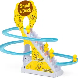 cutois CUTOIS_Quacky Track Adventure – Sliding Duck Toy Set for Kids (Yellow)-picture-31