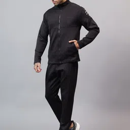 VECTOR X Men Mock Collar Brand Logo Printed Tracksuit image 5