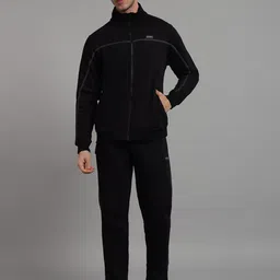 FCK GOLD Men Mock Collar Zipper Tracksuit-image-18