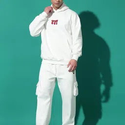 GRIFFEL Men Printed Hooded Oversized Tracksuits-picture-47