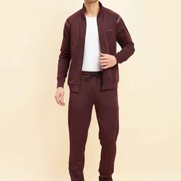 Sweet Dreams Brown Mock Collar Sweatshirt & Trouser image 2